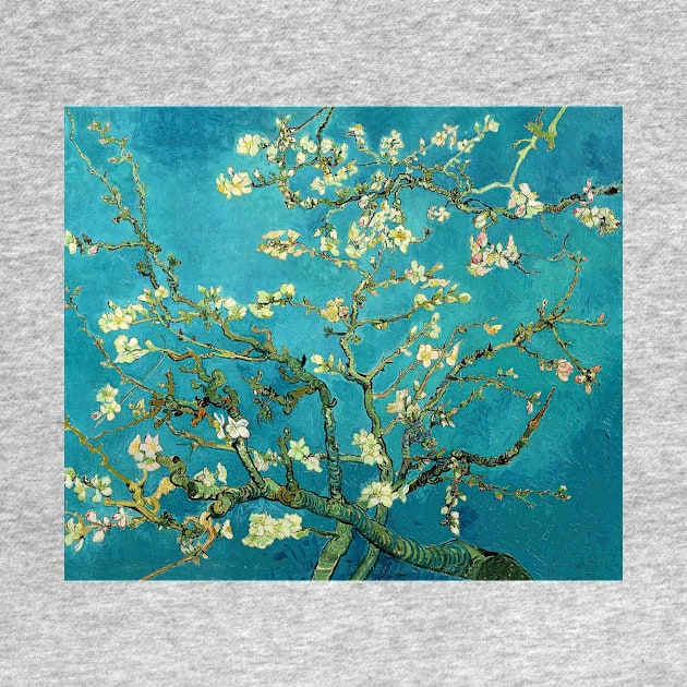 Vincent Van Gogh Blossoming Almond Tree by fineartgallery